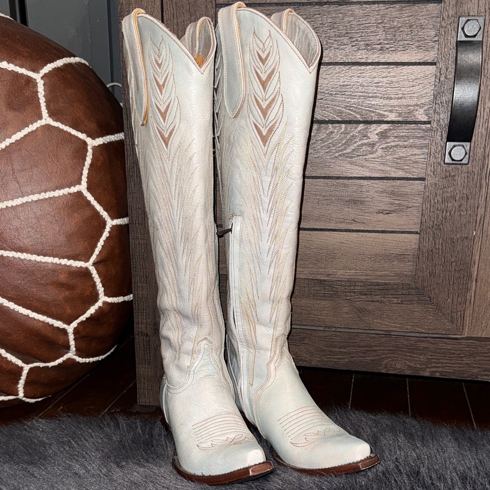 Old Gringo Over the Knee Boots WORN ONE TIME